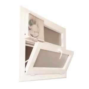 Openable Vantilator with Fixed Frame and Exhausted Fan